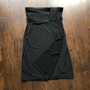 Ann Taylor, MP, black strapless dress